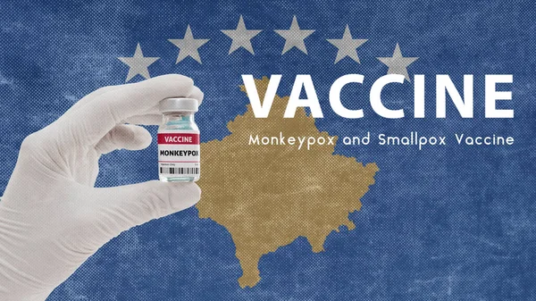 Impfung Monkeypox Und Pocken Affenpocken Pandemie Virus Impfung Kosovo Gegen — Stockfoto