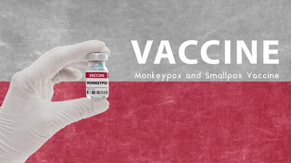 Impfung Gegen Monkeypocken Und Pocken Pandemie Virus Bei Monkeypocken Impfung — Stockfoto