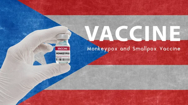 Impfung Monkeypocken Und Pocken Affenpocken Pandemie Virus Impfung Puerto Rico — Stockfoto