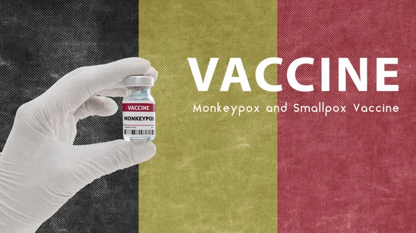Impfung Monkeypox Und Pocken Affenpocken Pandemie Virus Impfung Belgien Gegen — Stockfoto