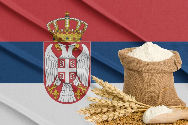 Serbia Crisi Dei Cereali Concetto Crisi Globale Della Fame Sullo — Foto Stock