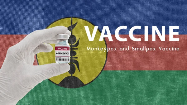 Impfung Monkeypocken Und Pocken Affenpocken Pandemie Virus Impfung Neukaledonien Gegen — Stockfoto