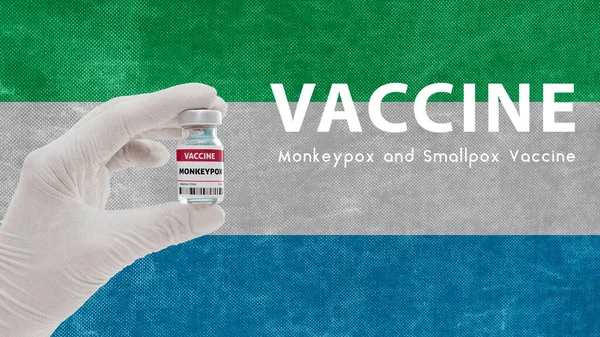 Impfung Monkeypocken Und Pocken Affenpocken Pandemie Virus Impfung Sierra Leone — Stockfoto