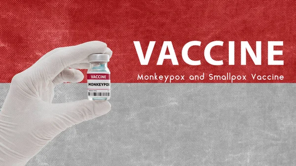 Impfung Monkeypox Und Pocken Affenpocken Pandemie Virus Impfung Indonesien Gegen — Stockfoto
