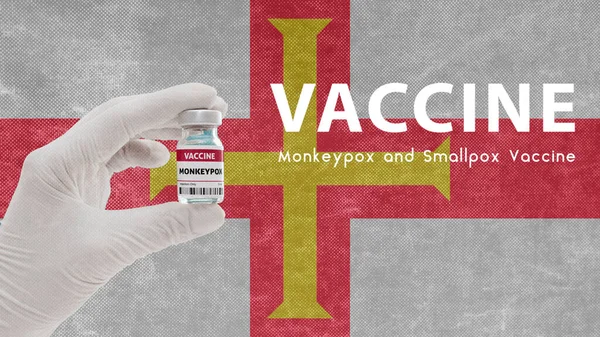 Impfung Monkeypocken Und Pocken Affenpocken Pandemie Virus Impfung Guernsey Gegen — Stockfoto