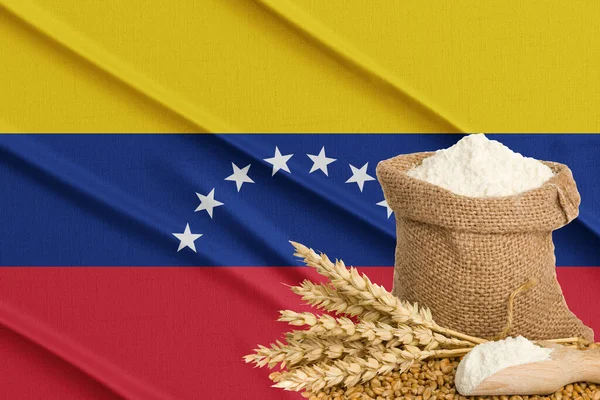 Venezuela Crisis Del Grano Concepto Crisis Global Del Hambre Segundo — Foto de Stock