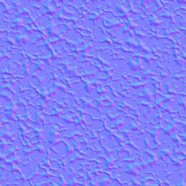 Normal harita Su Damlacıkları dokusu, normal haritalama