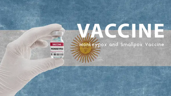 Impfung Monkeypox Und Pocken Affenpocken Pandemie Virus Impfung Argentinien Monkeypox — Stockfoto