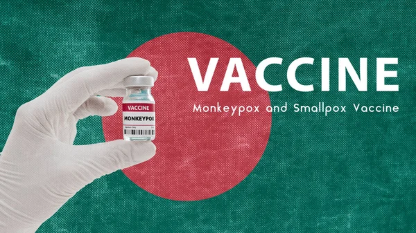 Vaccine Monkeypox Smallpox Monkeypox Pandemic Virus Vaccination Bangladesh Monkeypox Image — Stockfoto