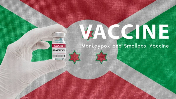 Impfung Monkeypocken Und Pocken Affenpocken Pandemie Virus Impfung Burundi Monkeypocken — Stockfoto