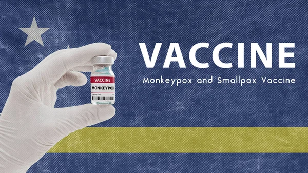 Impfung Monkeypox Und Pocken Affenpocken Pandemie Virus Impfung Curacao Monkeypox — Stockfoto