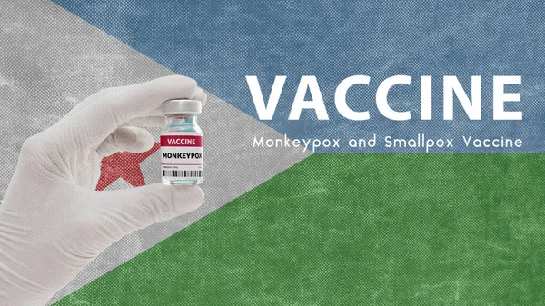 Vaccine Monkeypox Smallpox Monkeypox Pandemic Virus Vaccination Djibouti Monkeypox Image — Stockfoto