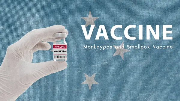 Vaccine Monkeypox Smallpox Monkeypox Pandemic Virus Vaccination Micronesia Monkeypox Image — Stockfoto