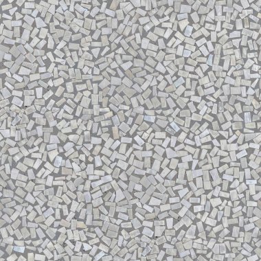 Kırık döşeme mozaiği (trenkadis) beyaz çizim