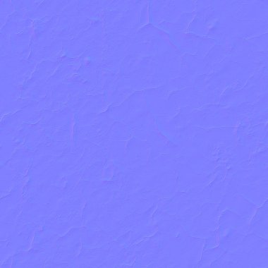 Normal harita dokusu, kırık beton alçılı kirli duvar, normal haritalama.