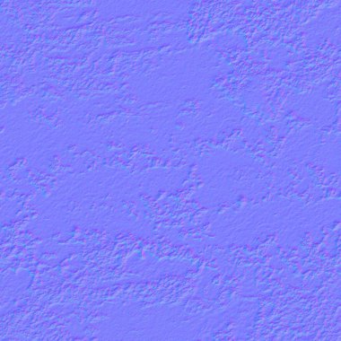 Normal harita dokusu, kırık beton alçılı kirli duvar, normal haritalama.