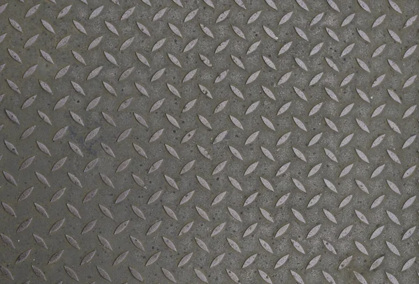 Diamond Steel Metal Sheet Texture Background — 图库照片