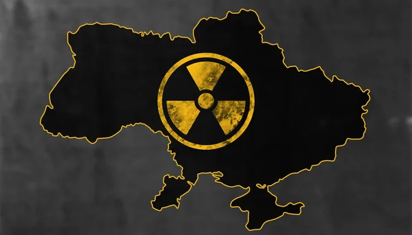 Real Risk Nuclear Disaster Zaporozhye Region Ukraine Nuclear Danger War — 스톡 사진