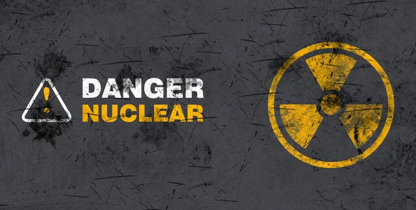 Nuclear Danger Real Risk Nuclear Disaster — ストック写真