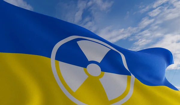 Real Risk Nuclear Disaster Zaporozhye Region Ukraine Nuclear Danger War — Photo