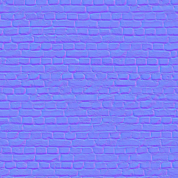 Normal Map Texture Bricks Texture Mapping Normal — Zdjęcie stockowe