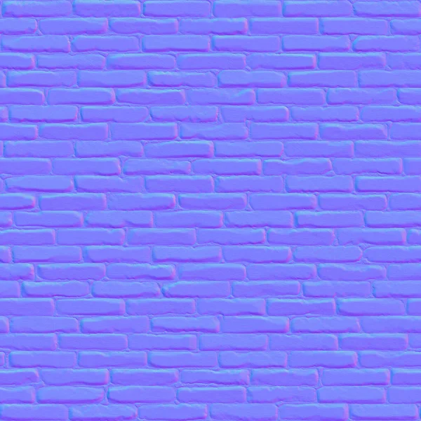 Normal Map Texture Bricks Texture Mapping Normal — Stock fotografie