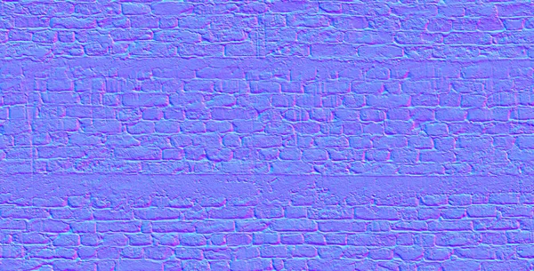 Normal Map Texture Bricks Texture Mapping Normal — Stockfoto