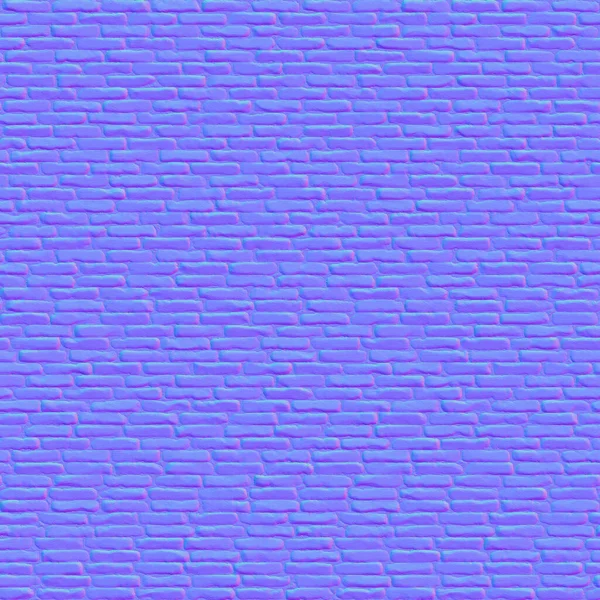 Normal Map Texture Bricks Texture Mapping Normal — Stock fotografie