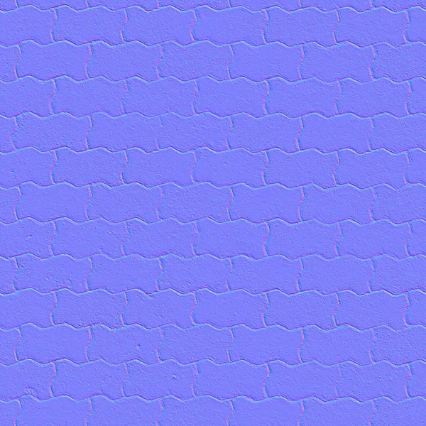 Normal Map Texture Bricks Texture Mapping Normal — Zdjęcie stockowe