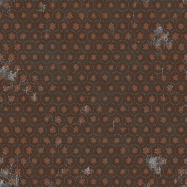 Texture Rusted Painted Metal Texture Map — Fotografia de Stock