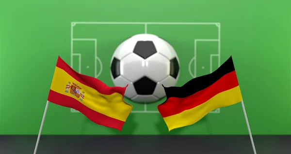 Spain Germany Soccer Match Fifa World Cup Qatar 2022 Blur — Photo