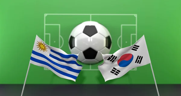 Uruguay South Korea Soccer Match Fifa World Cup Qatar 2022 — Photo