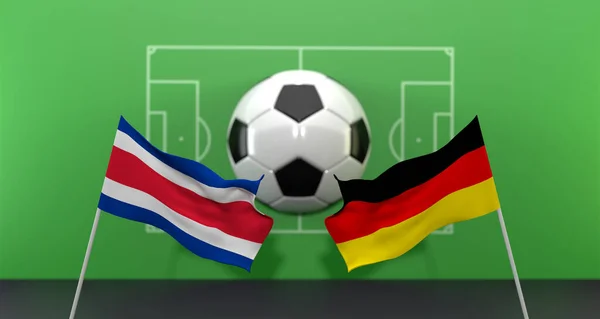 Costa Rica Germany Soccer Match Fifa World Cup Qatar 2022 — Photo