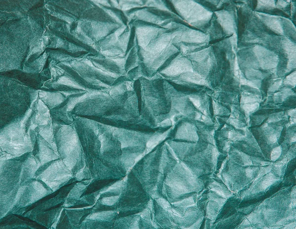 Textuur Verfrommeld Papier Groenboek — Stockfoto