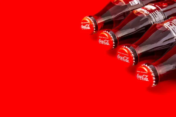 Альмерия Испания Ноября 2021 Состав Нескольких 200 Coca Cola Classic — стоковое фото