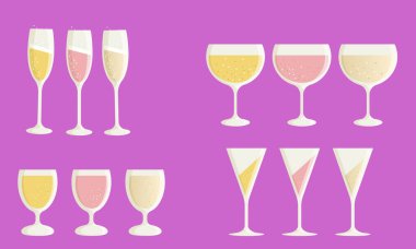 Farklı bir gözlük seti. Parti, Noel. Doğum günü partisi. 