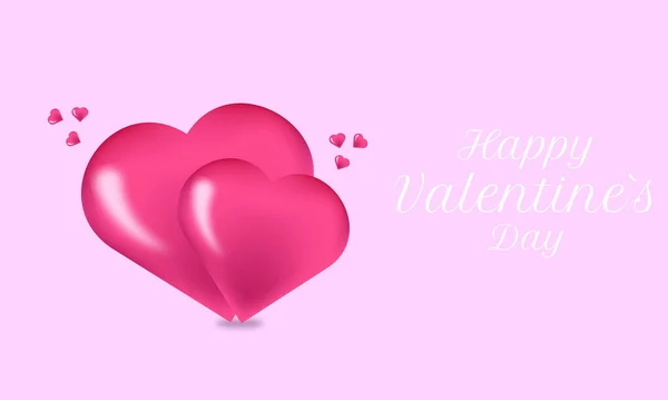 Harten Stijl Liefde Valentijnsdag — Stockvector