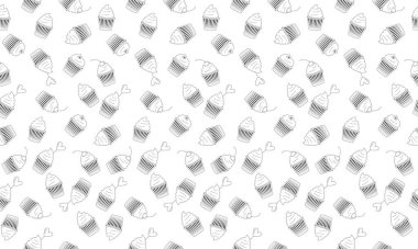 Kusursuz siyah-beyaz kek. Kalp Ağı 'na sahip.