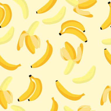 Kusursuz muz meyvesi deseni 