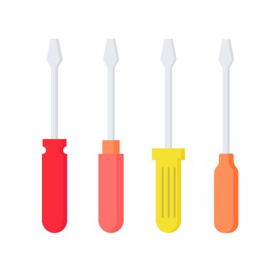 Tornavida Aracı Ayarları. Vektör illüstrasyonu