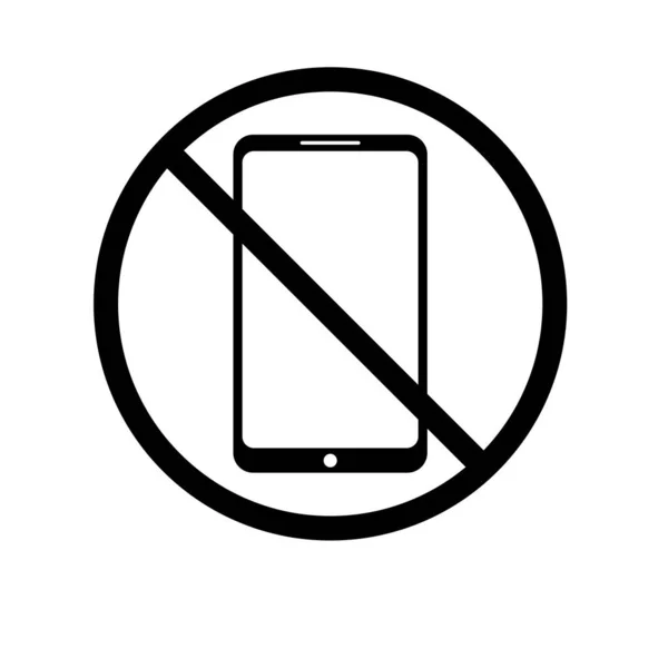 Sign Phone Vector Illustration — Stockový vektor