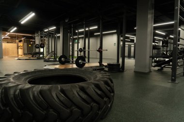 Spor salonu jimnastik salonu jimnastik salonu, spor kıyafetleri ve spor merkezinin sağlık gücü için. Aptal.,