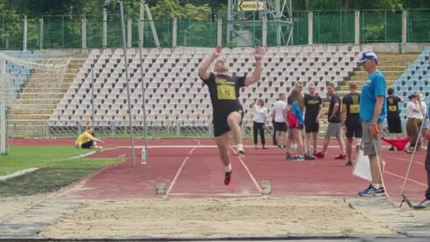 Cherkassy Ukraina Juli 2021 Kompetisi Nasional Invictus Games Atlet Ukraina — Stok Video