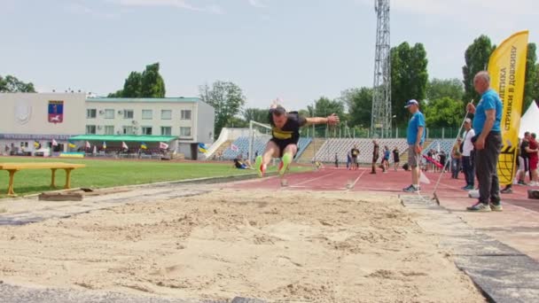 Cherkassy Ukraine July 2021 National Competition Invictus Games Ukrainian Athletes — Stock Video