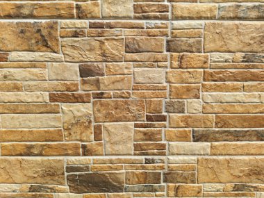 Dekoratif tuğla duvar kapanıyor. İç kısımda tuğla döşeme. Yatay tuğla döşeme arkaplanı.