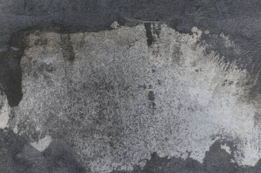 Eski beton duvar, soyut arkaplan. Hasar ve çatlaklarla dolu grunge çimento dokusu..