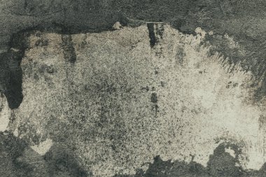 Soyut arka plan, eski beton duvar. Hasarlı ve çatallı grunge çimento dokusu. Tasarımlarınıza kolayca derinlik ve organik doku ekleyin. Gri palette en az kentsel resim.