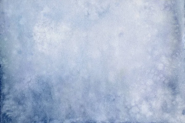 Akwarela abstrakcyjny Blue teksturowane tło — Zdjęcie stockowe