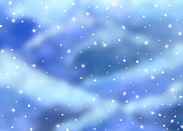 冬天的雪山。水彩斑斓的色彩背景 — 图库照片