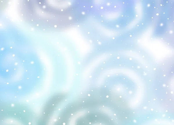 Winter Snowy Watercolor Blurred colors Background — Stock Photo, Image